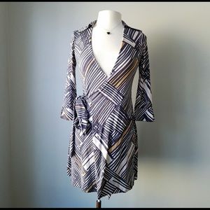 DVF Lindsey Mini Wrap Dress